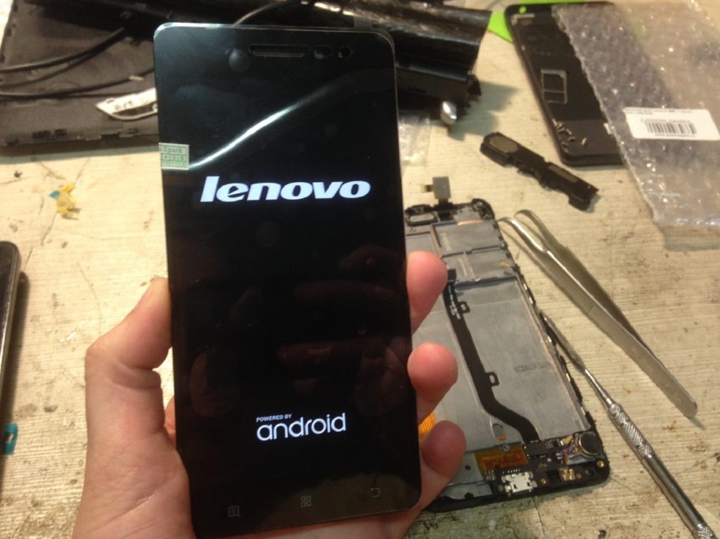 Замена стекла телефона lenovo